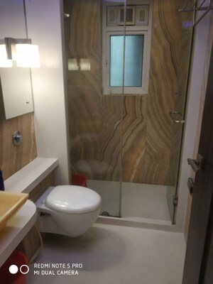 Bathroom in 1 BHK Apartment at Tuscany Apartments, Khar West – for Rent