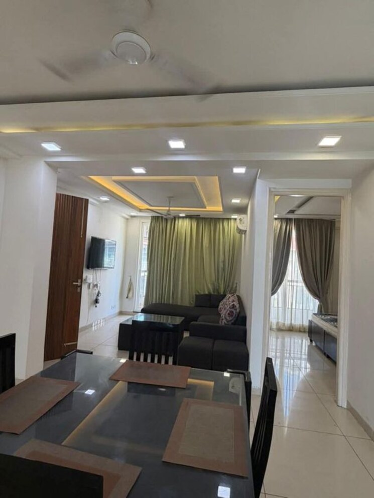 Living Room, maxxus-elanza 3 Bedroom 1600 Sq.Ft. Apartment In International Airport Road Zirakpur 9903217