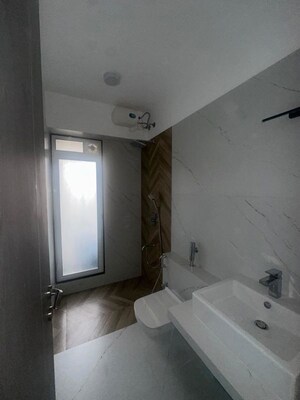 Bathroom in 3 BHK Apartment at Shubham Trident, Chembur – for Rent