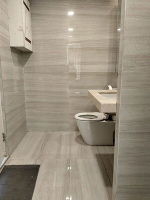 Bathroom in 3 BHK Apartment at Hiranandani Estate, Ghodbunder Road – for Rent