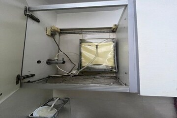 Staircase in 2 BHK Apartment at Kalpataru Aura, Ghatkopar West – for Rent