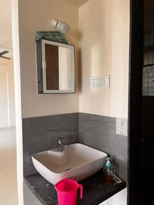 Bathroom in 1 BHK Apartment at Abhinav Pebbles Urbania, Bavdhan – for Rent