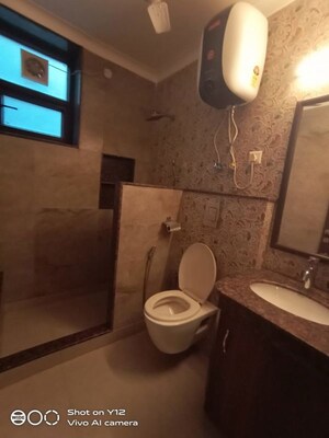 Bathroom in 3 BHK Builder Floor at Greater Kailash ii – for Rent