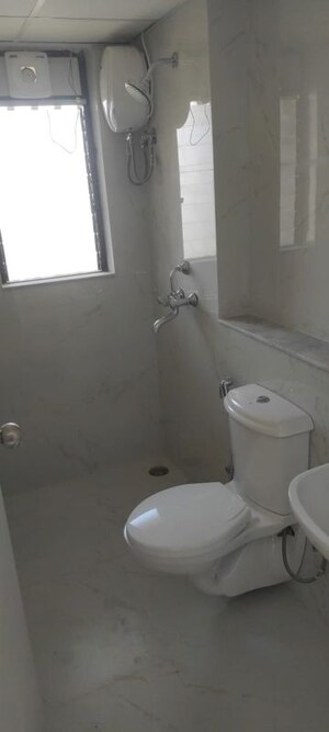 Bathroom in 1 BHK Apartment at Runwal Gardens Phase I, Dombivli East – for Rent