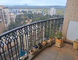 Balcony in 3.5 BHK Apartment at The Advantage Raheja Windermere, Andheri West – for Rent