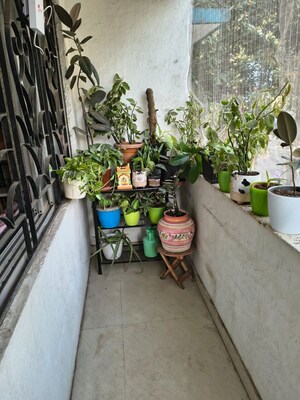 Balcony in 1 BHK Apartment at Karve Nagar – for Rent