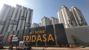 3 BHK Apartment – Exterior View View at My Home Tridasa, Tellapur - for Rent