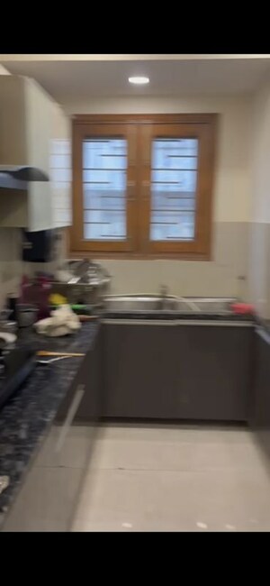 Kitchen in 3 BHK Builder Floor at BPTP Park Central, Sector 85 – for Rent