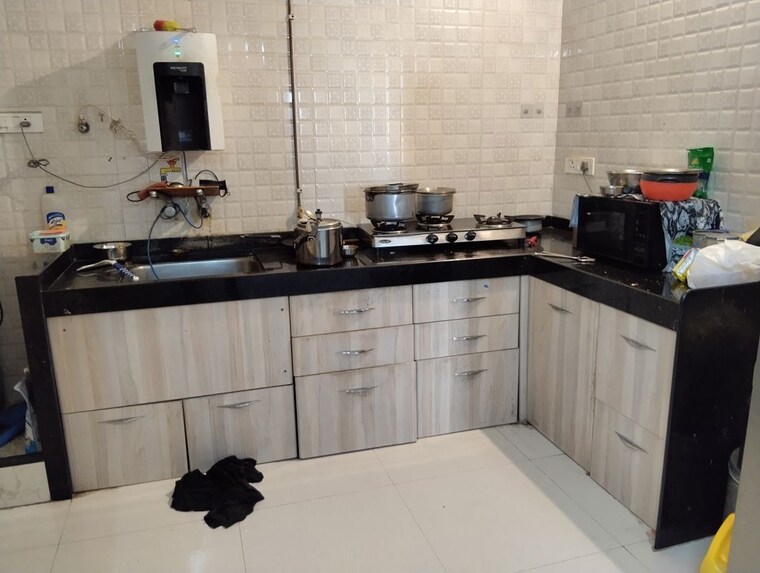 Kitchen, nyati-elysia 2 Bedroom 750 Sq.Ft. Apartment In Kharadi Pune 9903686