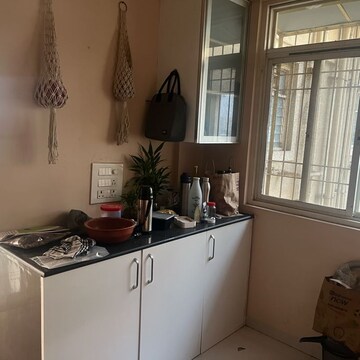 Kitchen in 2.5 BHK Apartment at Nyati Evita, Madhav Nagar – for Rent