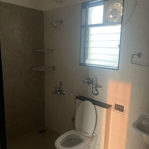 Bathroom in 2.5 BHK Apartment at Nyati Evita, Madhav Nagar – for Rent