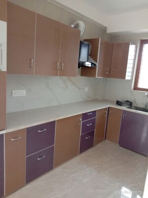 Kitchen in 3 BHK Builder Floor at BPTP Parkland Pride, Sector 77 – for Rent