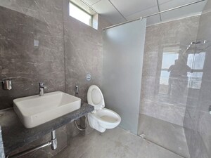 Bathroom in 4 BHK Penthouse at Goel Ganga Serio, Kharadi – for Rent