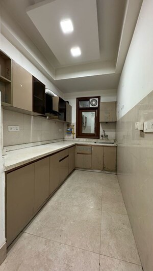 Kitchen in 3 BHK Apartment at Palm Residency Chhatarpur, Rajpur Khurd Extension – for Rent