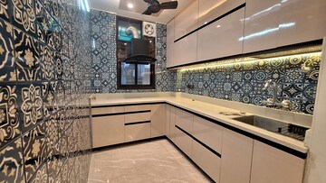 Kitchen in 3 BHK Builder Floor at Panchsheel Vihar – for Sale