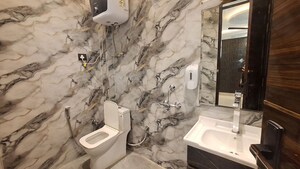 Bathroom in 3 BHK Builder Floor at Panchsheel Vihar – for Sale