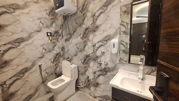 Bathroom in 3 BHK Builder Floor at Panchsheel Vihar – for Sale