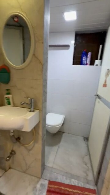 Bathroom in 2 BHK Apartment at Mahape – for Rent