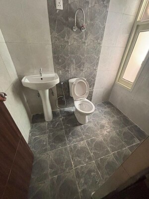 Bathroom in 2 BHK Apartment at JKG Palm Court, Sector 16c Greater Noida – for Rent