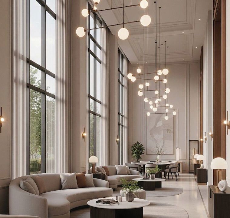 Living Room, signature-global-sarvam 3 Bedroom 2040 Sq.Ft. Apartment In Sector 37d Gurgaon 9903927