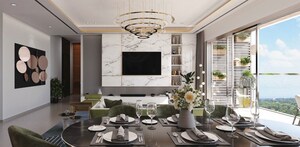 Dining area in 3 BHK Apartment at Signature Global Sarvam, Sector 37d – for Sale