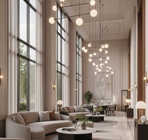 Living Room in 3 BHK Apartment at Signature Global Sarvam, Sector 37d – for Sale