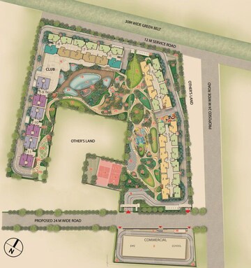 Master Plan in 3 BHK Apartment at Signature Global Sarvam, Sector 37d – for Sale