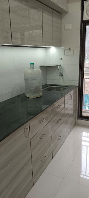 Bathroom in 1 BHK Apartment at Ravi Gaurav Excellency, Mira Road – for Rent