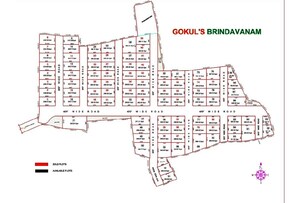 Master Plan in 3 BHK Villa at Gokuls Brindavanam, Bowrampet – for Sale