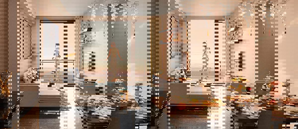 1 BHK + Pooja Room 422 Sq.Ft. Apartment in Rizvi Cedar