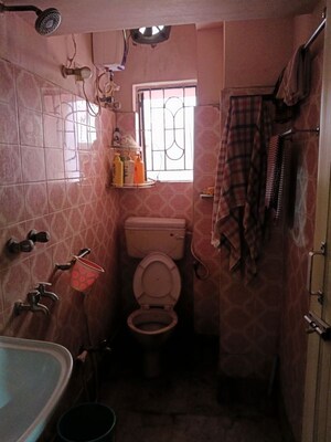 Bathroom in 2 BHK Apartment at Baguiati – for Sale