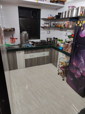 Kitchen in 1 RK Apartment at Om Sai Residency Dombivali, Dombivli East – for Sale