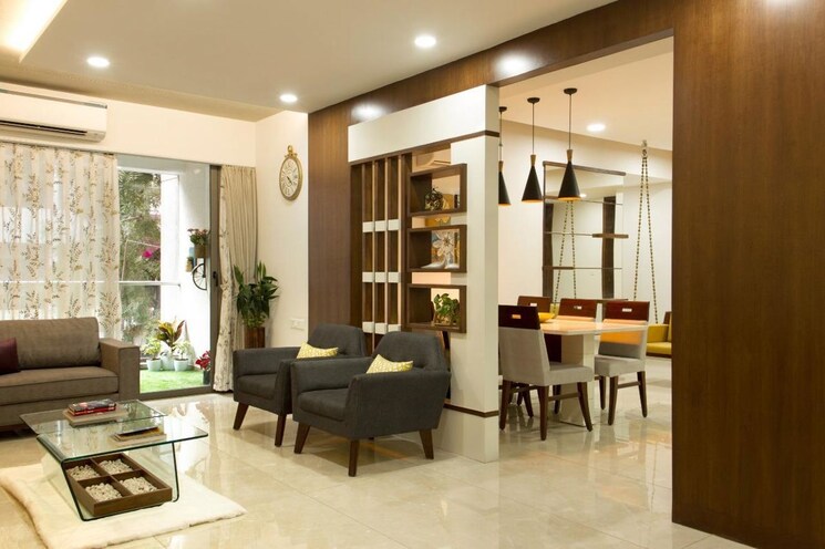 Living Room, roots-aarav-arise 4 Bedroom 3600 Sq.Ft. Apartment In Vastrapur Ahmedabad 9904056