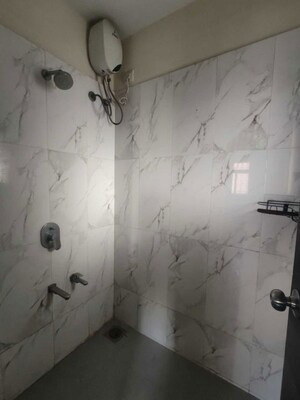 Bathroom in 1 BHK Apartment at Lodha Crown Quality Homes, Majiwada – for Rent