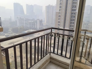 Balcony in 2.5 BHK Apartment at VVIP Homes, Gaur City 2 – for Rent