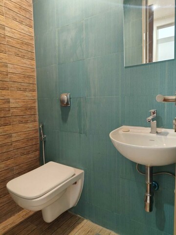 Bathroom in 1 BHK Apartment at Lodha Crown Quality Homes, Majiwada – for Rent