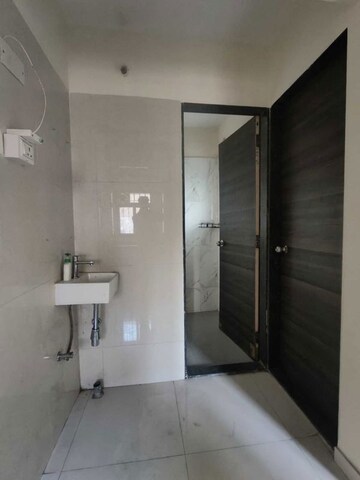 Bathroom in 1 BHK Apartment at Lodha Crown Quality Homes, Majiwada – for Rent