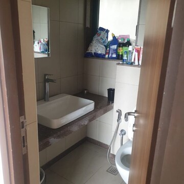 Bathroom in 2 BHK Apartment at Shapoorji Pallonji Vicinia, Powai – for Rent