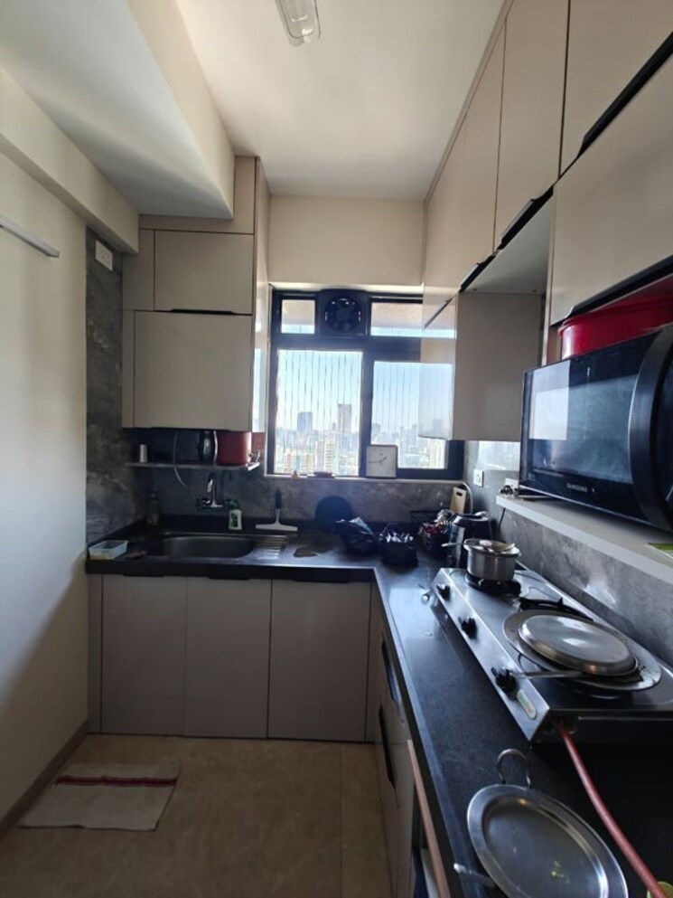 Kitchen, lnt-crescent-bay-t4 3 Bedroom 1800 Sq.Ft. Apartment In Parel Mumbai 9878043