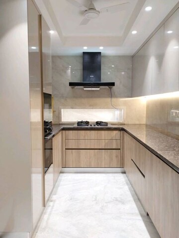 Bathroom in 3 BHK Builder Floor at Nizamuddin East – for Rent