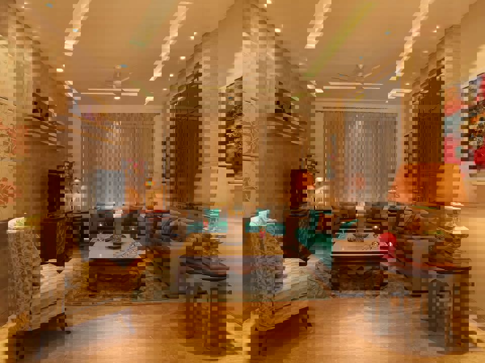 4 BHK + Servant Room,Store Room 3976 Sq.Ft. Apartment in Ambience Creacions