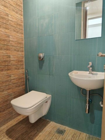 Bathroom in 1 BHK Apartment at Lodha Crown Quality Homes, Majiwada – for Rent