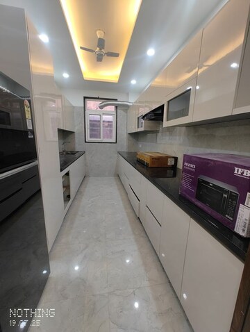 Kitchen in 3 BHK Builder Floor at Sushant Lok 3, Sector 57 – for Rent