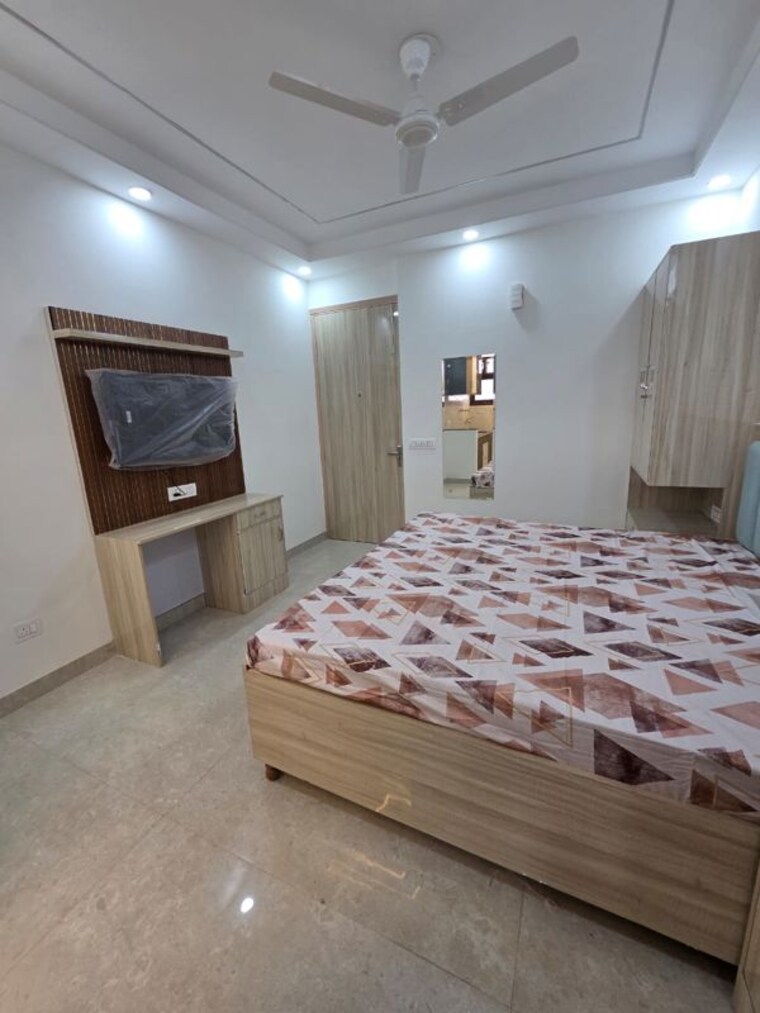 Bedroom, unitech-south-city-1 Studio 250 Sq.Ft. Builder Floor In South City 1 Gurgaon 9904221