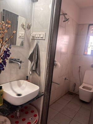 Bathroom in 1 BHK Apartment at Suvan Shades, Mundhwa – for Rent