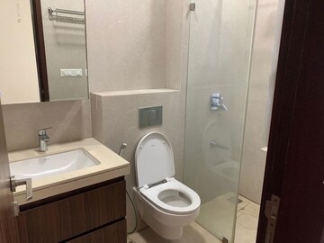 Bathroom in 3 BHK Apartment at Piramal Vaikunth, Balkum Pada – for Rent