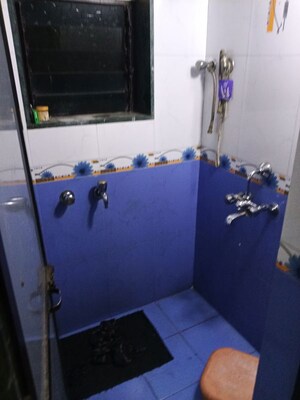Bathroom in 1 BHK Apartment at Randhir Vihar CHS, Bhandup West – for Rent