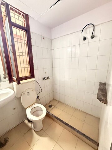 Bathroom in 1 RK Builder Floor at Prem Nagar – for Rent