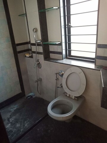 Bathroom in 2 BHK Apartment at Lakshachandi Heights, Goregaon East – for Sale