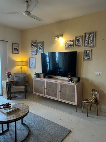 Living Room in 3 BHK Apartment at Conscient Heritage Max, Sector 102 – for Rent